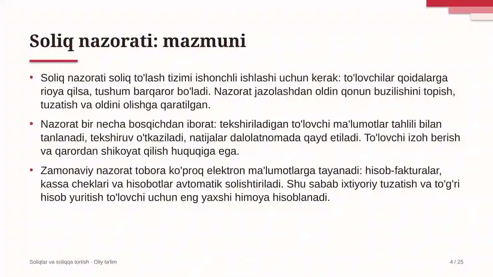 Ko'rgazma zallarida soliq nazorati 4
