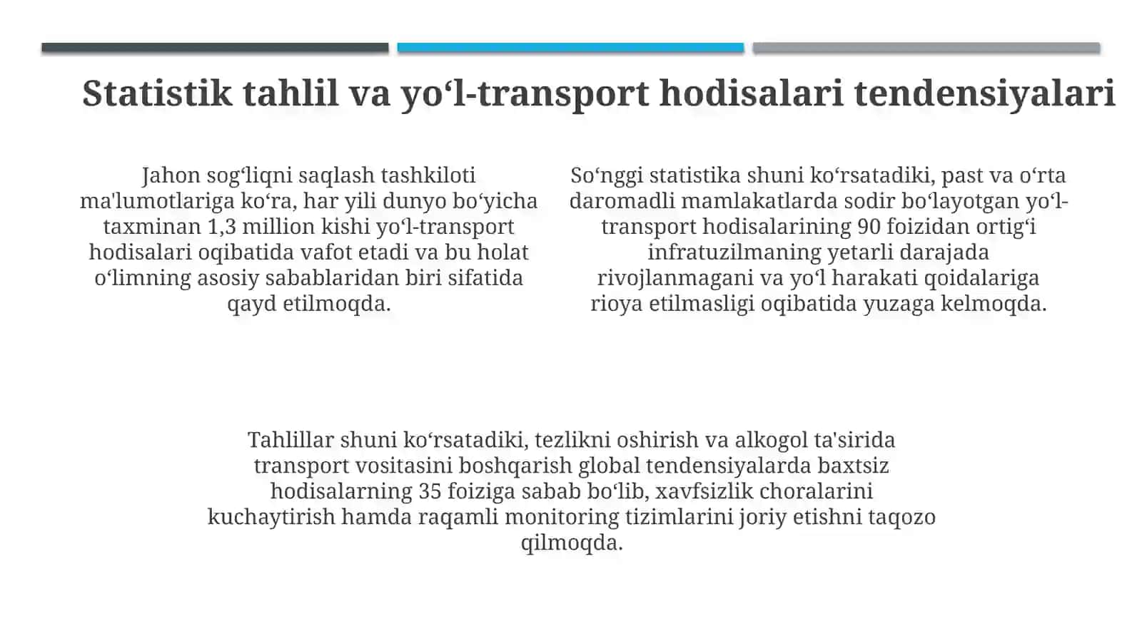 Yo‘l-transport hodisalari: tushuncha, sabablari va tahlili 4
