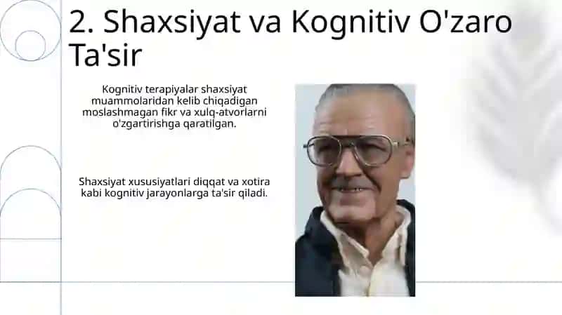 Kognetiv psixologiyada shaxs muammosi 4