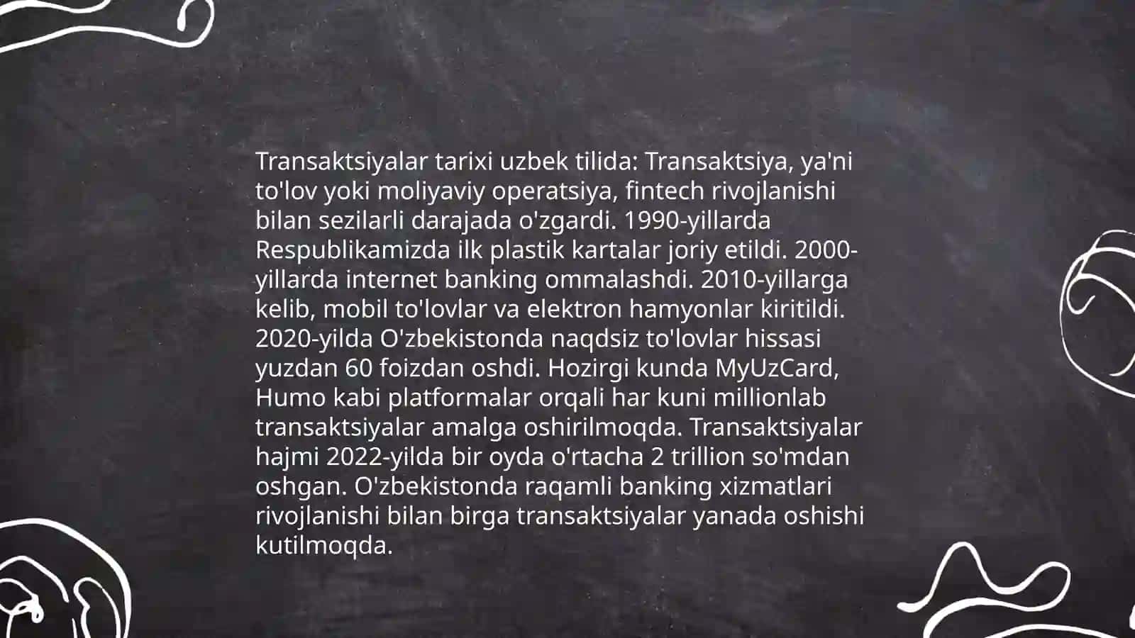 Transaktsiyalar tushunchasi va ularning axamiyati 4