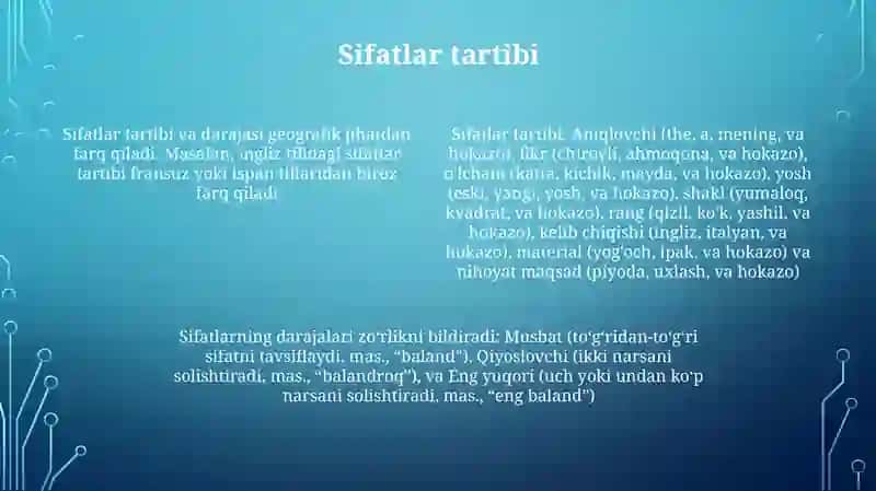 Razrady priлagatel'nyx 4