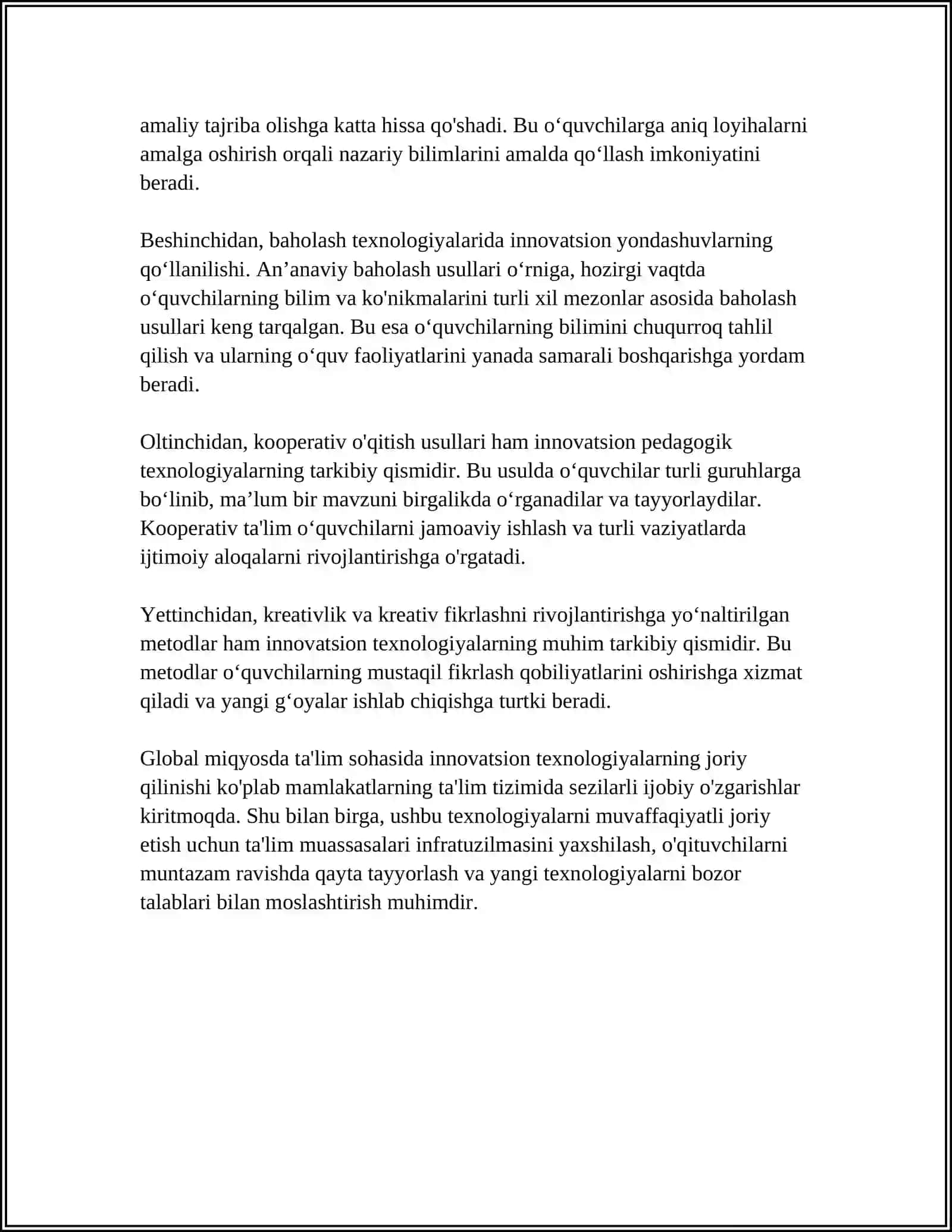 TIL TALIMIDA INNAVASION PEDAGOGIK TEXNOLOGIYALAR 4