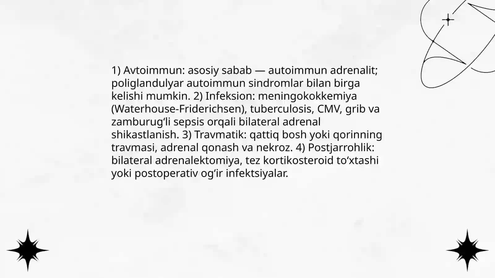 O'tkir buyrak usti yetishmovchiligi 4
