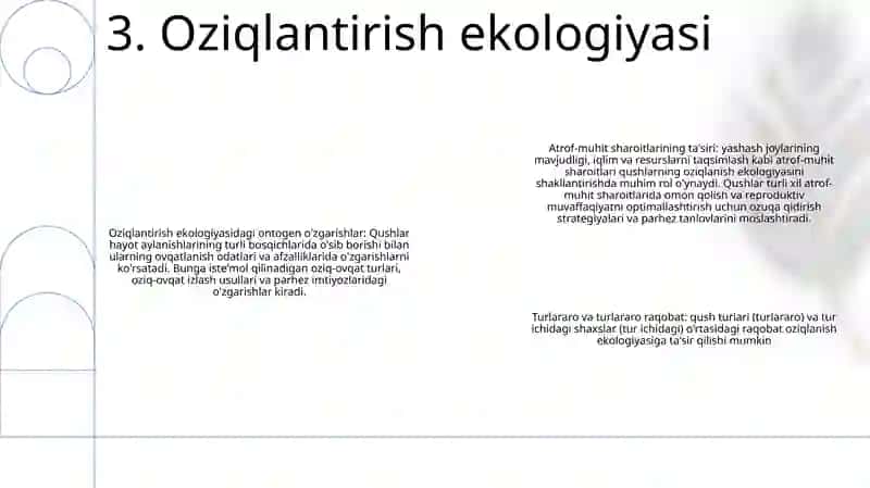 Qushlarning Ekologiyasi 4