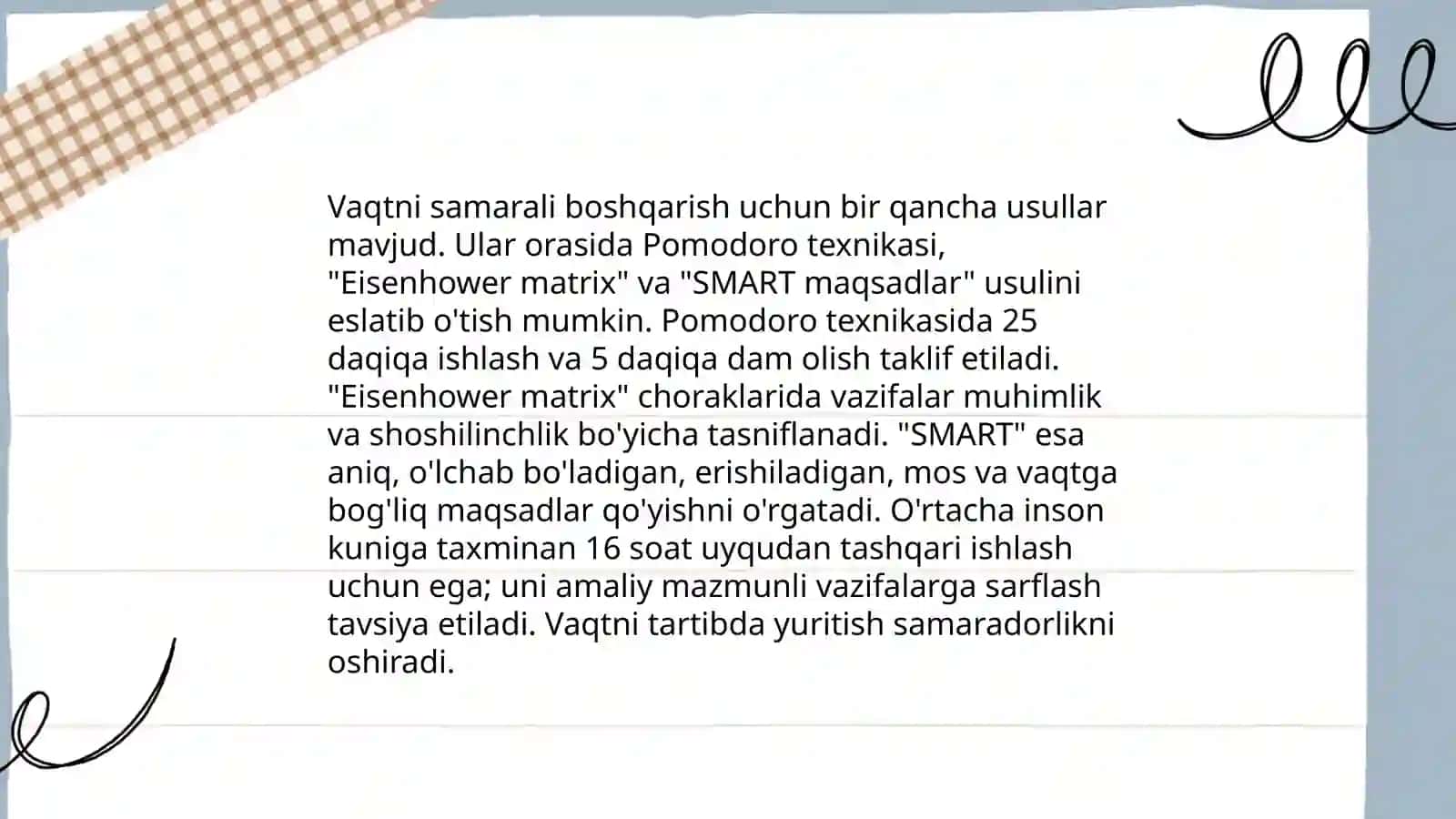Shaxsning malaka va odatlari 4