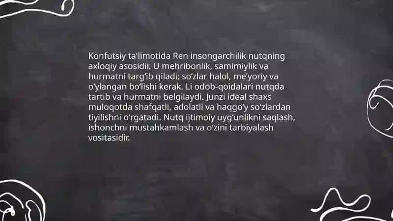 Konfutsiy ta'limotida nutq madaniyati masalasi 4