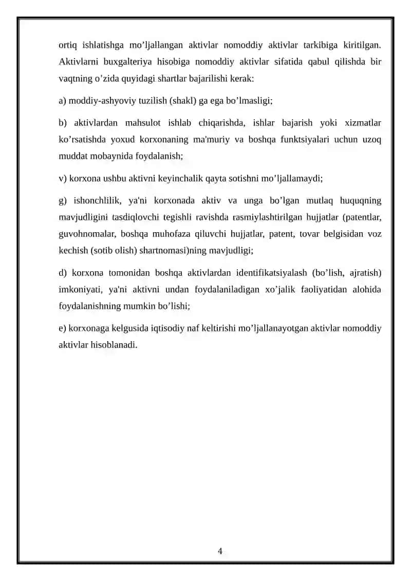 Nomoddiy aktivlar  auditi 4