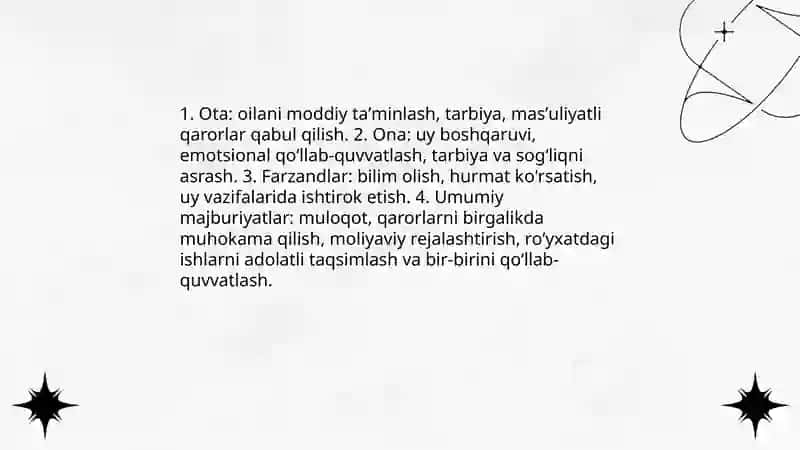 Mustaxkam oila haqida 4
