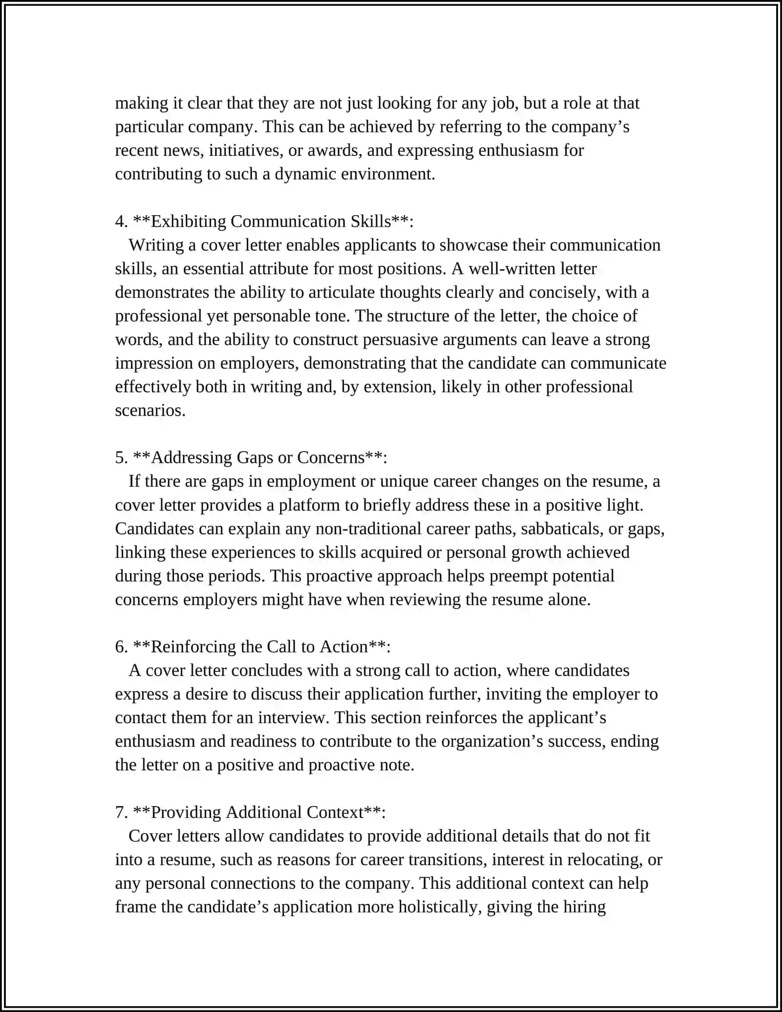 COVER LETTER 4