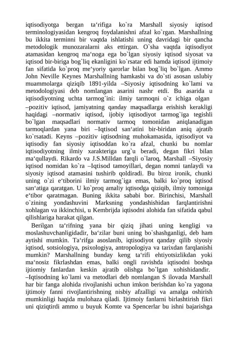 Neoklassik maktab iqtisodiy qarashlari 4