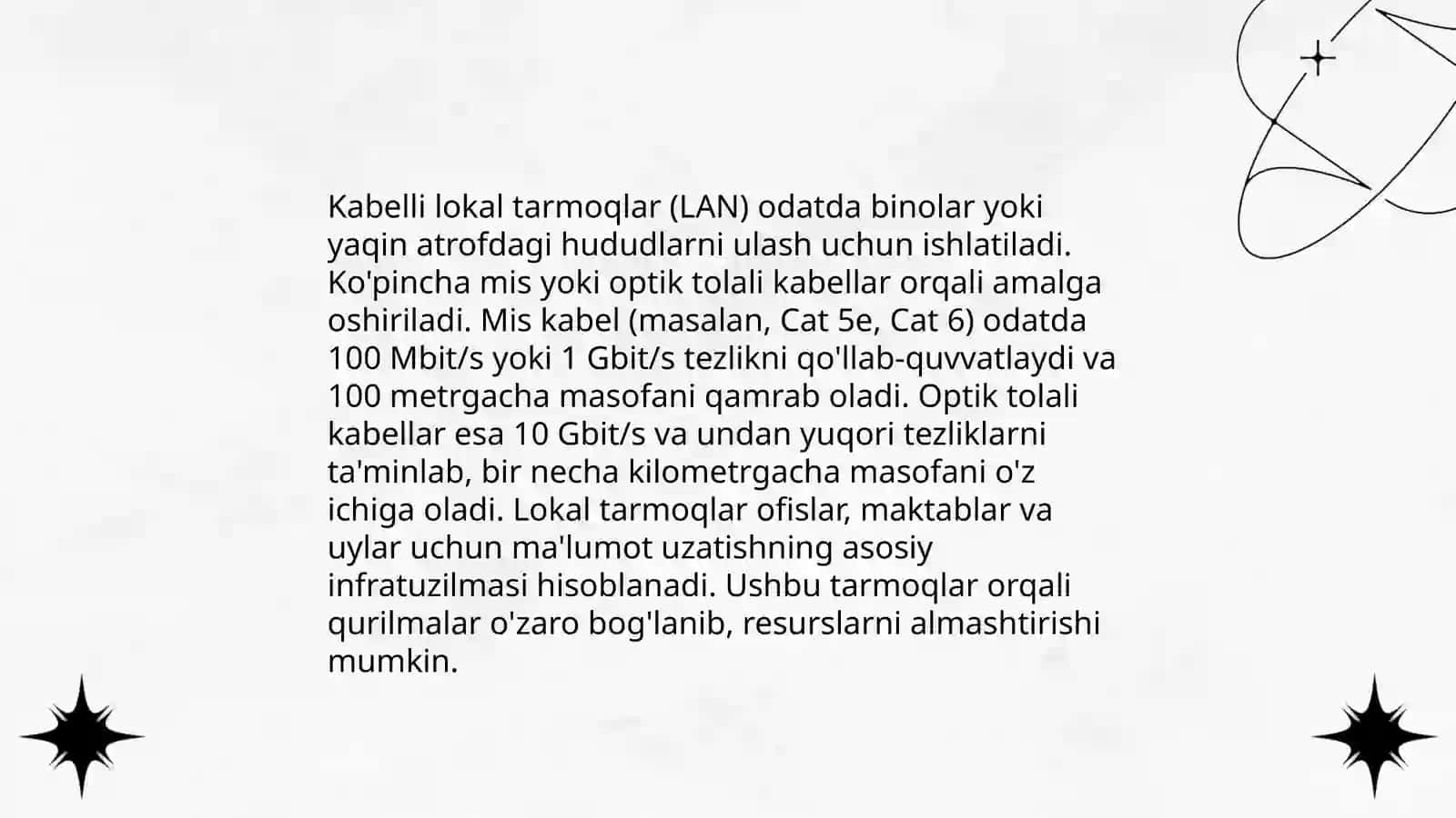 Lokal tarmoq aloqa vositalari 4