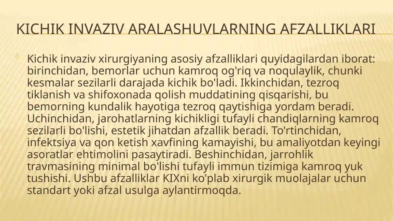 Xirurgiyada kichik invaziv aralashuvlar 4