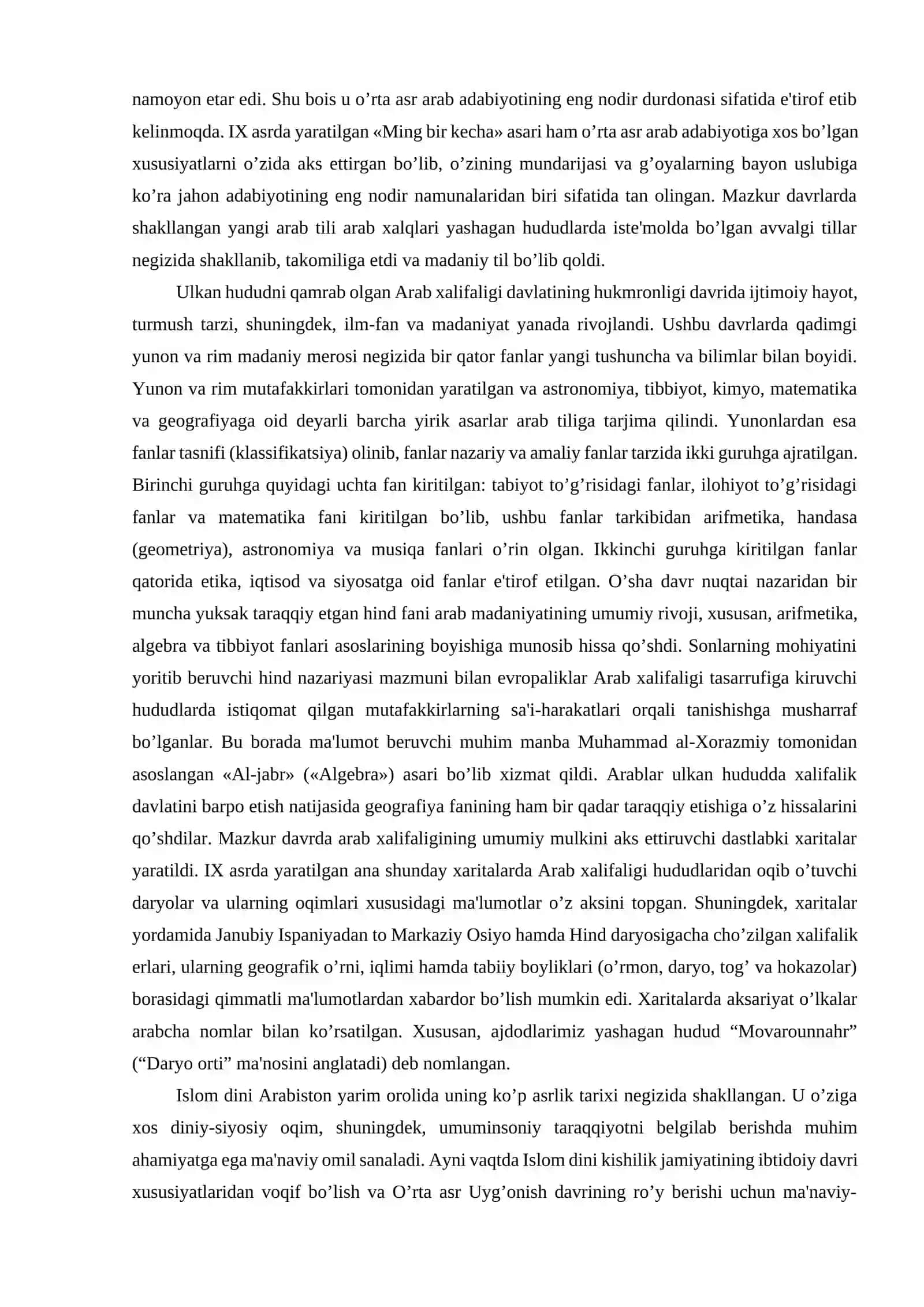 Islom dini va uning ta'lim-tarbiyaga ta'siri, musulmon maktablarida ta'lim tarbiya 4