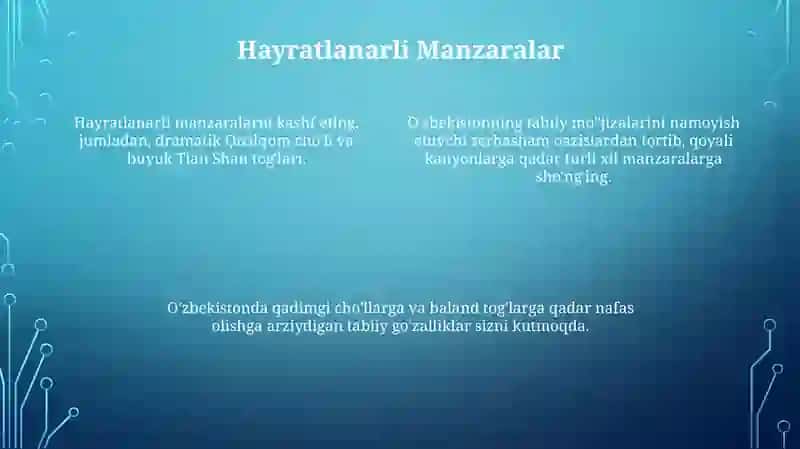 O'zbekiston: Taomlar Sayohati 4