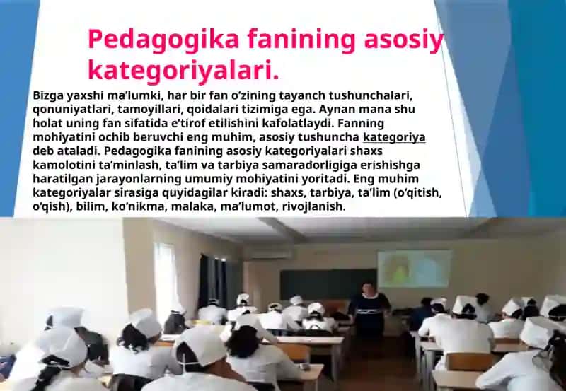 Pedagogika fanining oliy tibbiyot ta'limida o'rni 4