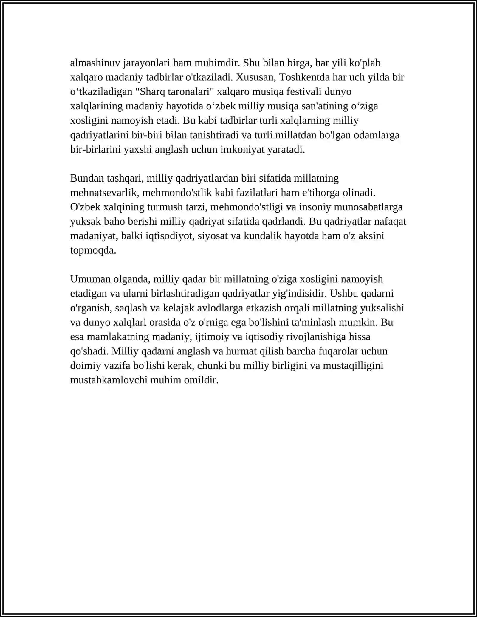 MILLODGA QADAR 4