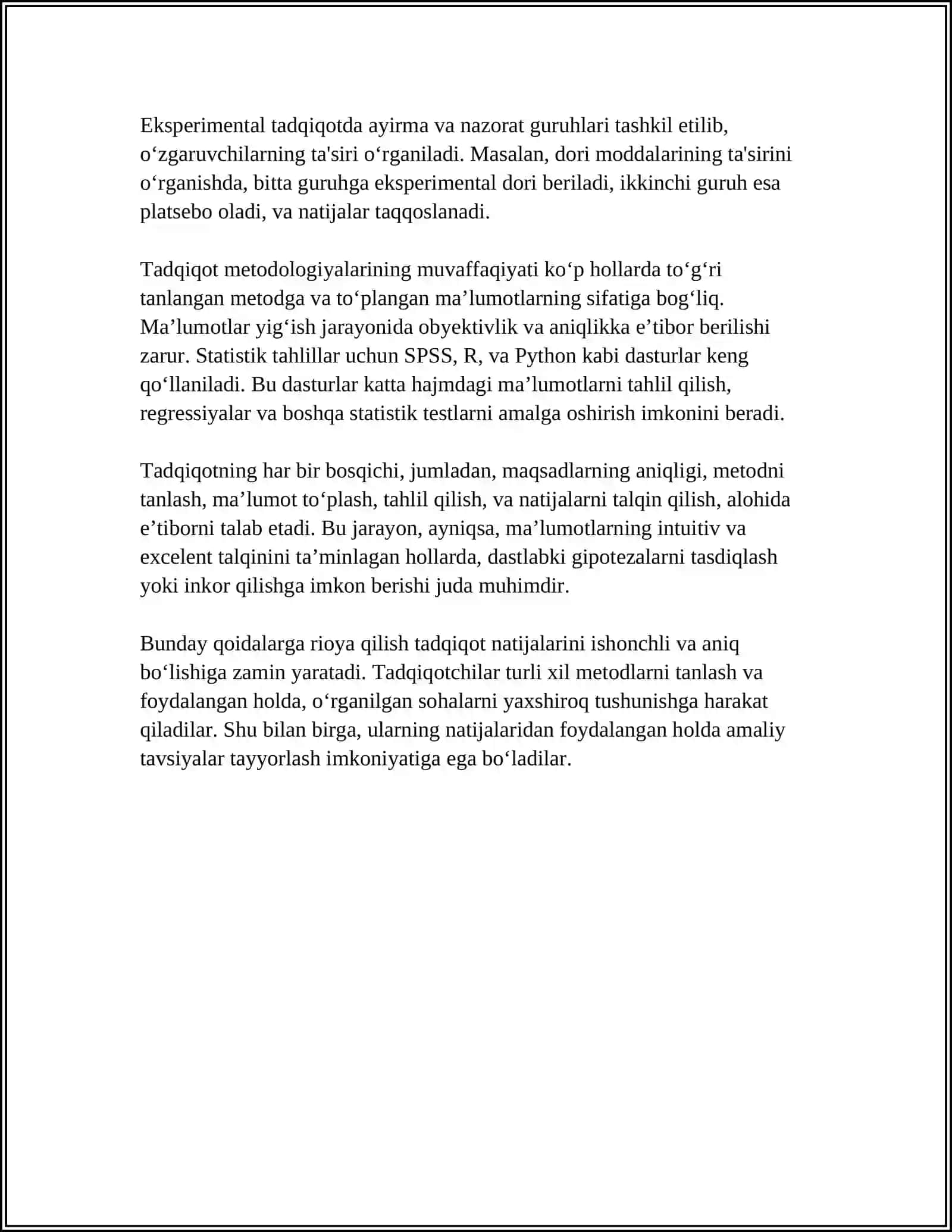TADQIQIY PEDAGOGIKA VA TAʼLIM AMALIYOTI 4
