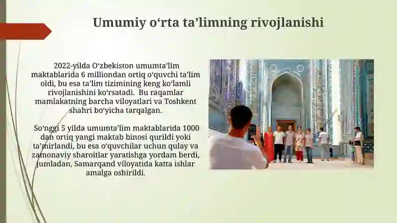 Zamonaviy Ta’lim Tizimining Islohotlari va Kelajak Rejalari 4