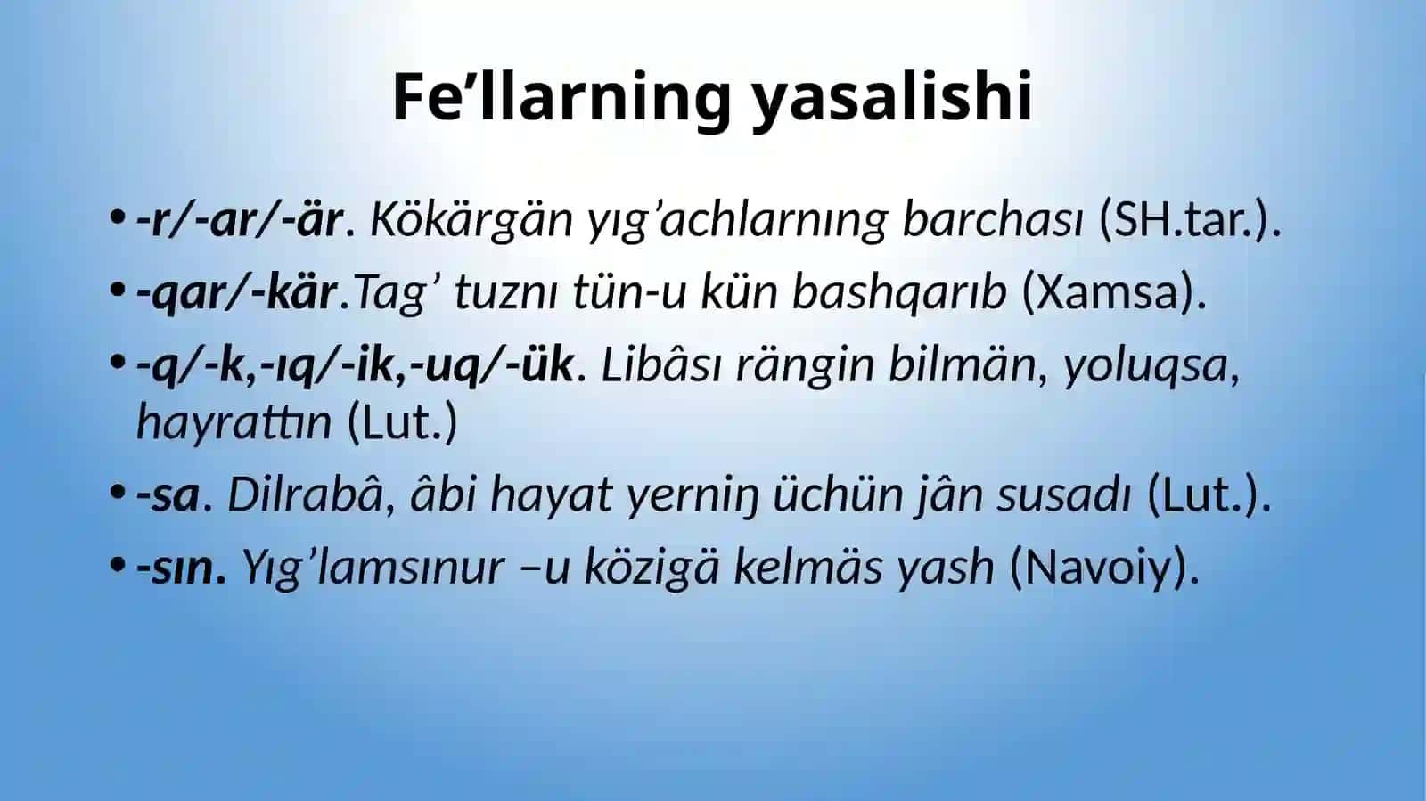 FE’LSO’Z TURKUMI 4