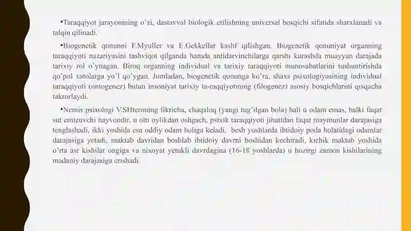 Chеt el psiхоlоgiyasida shaxs nazariyalari 4