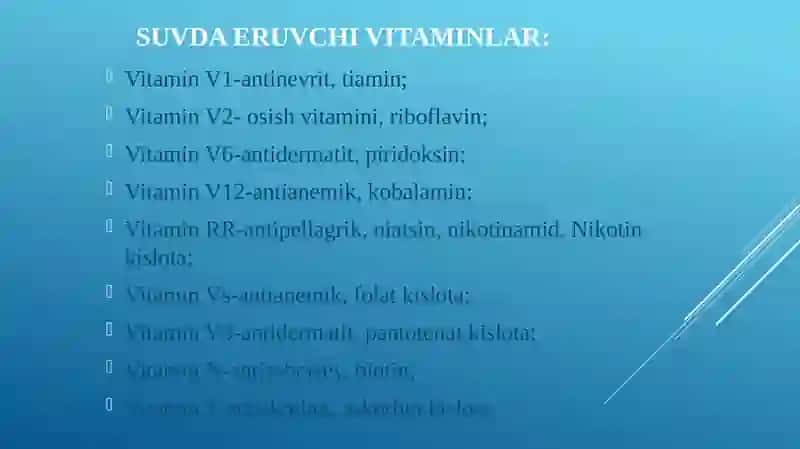 VITAMINLAR 4