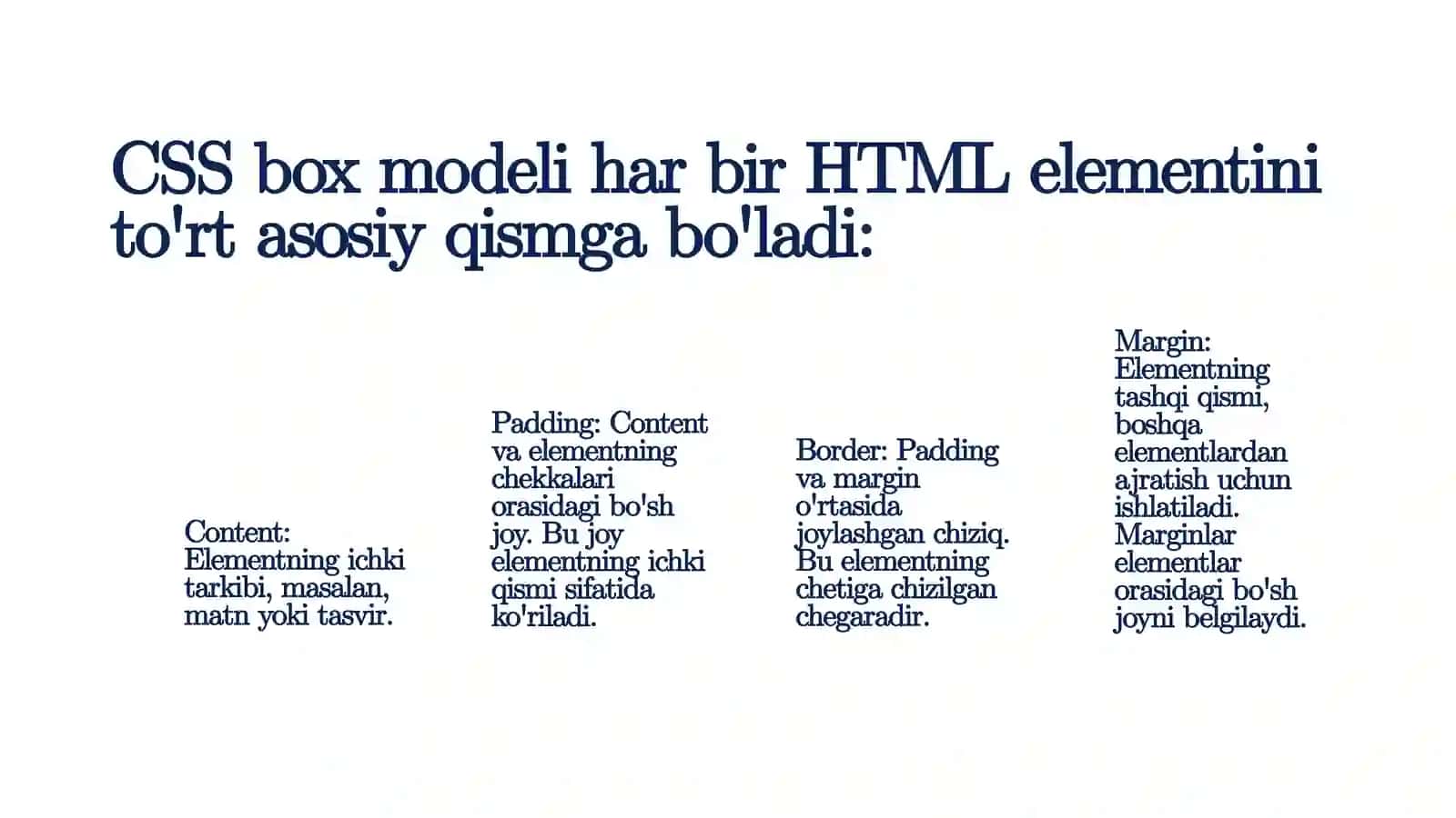CSS Box modeli 4