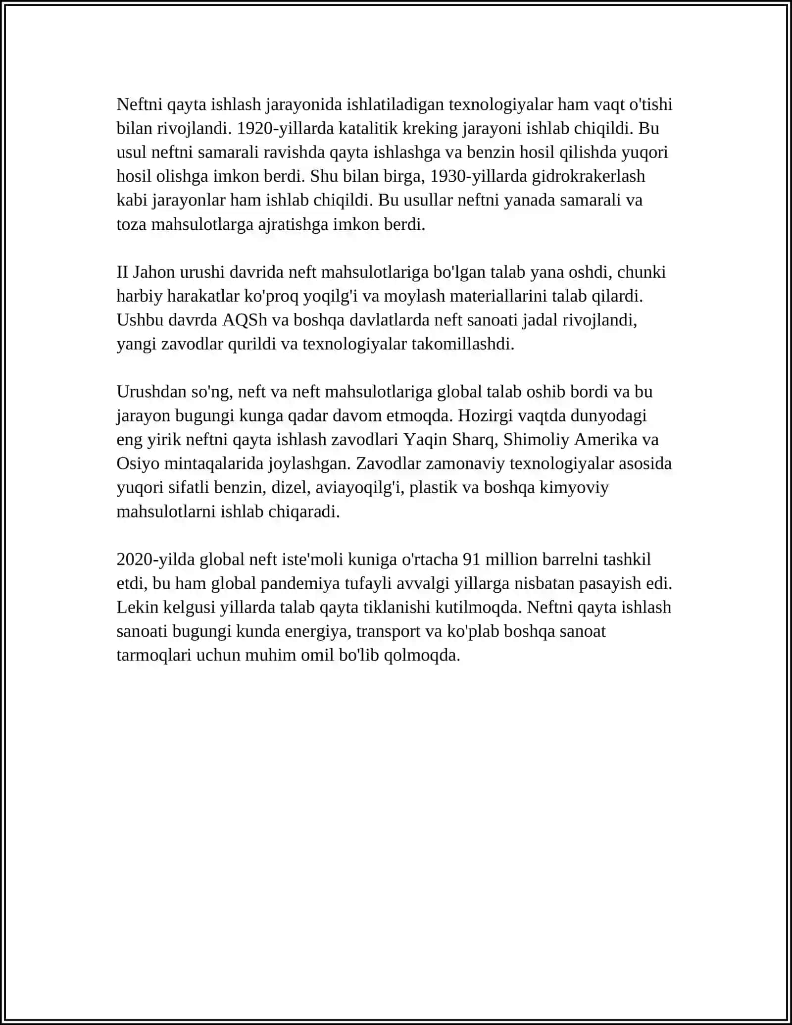 NEFTINI QAYTA ISHLASH USULLAR 4