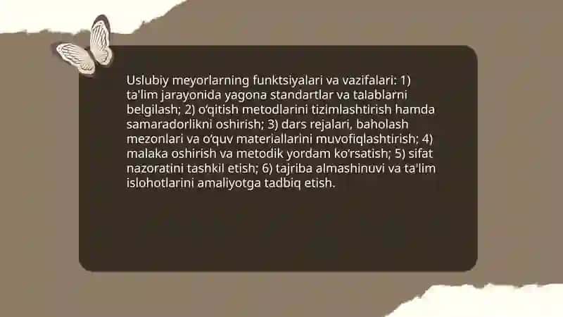 Uslubiy meyorlar haqida tushuncha va ularning turlari 4