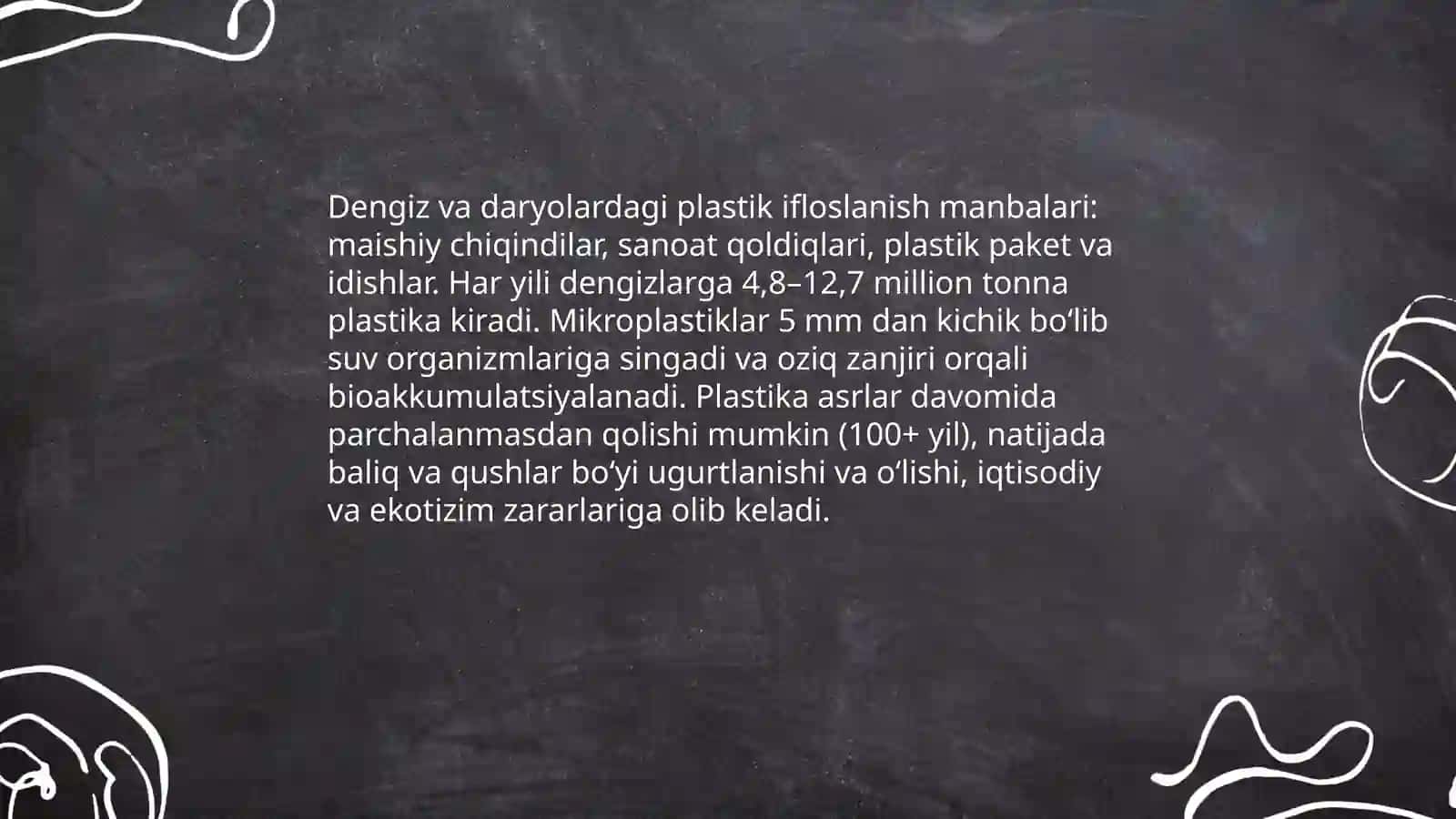 Chiqindilar va plastik muammolar 4