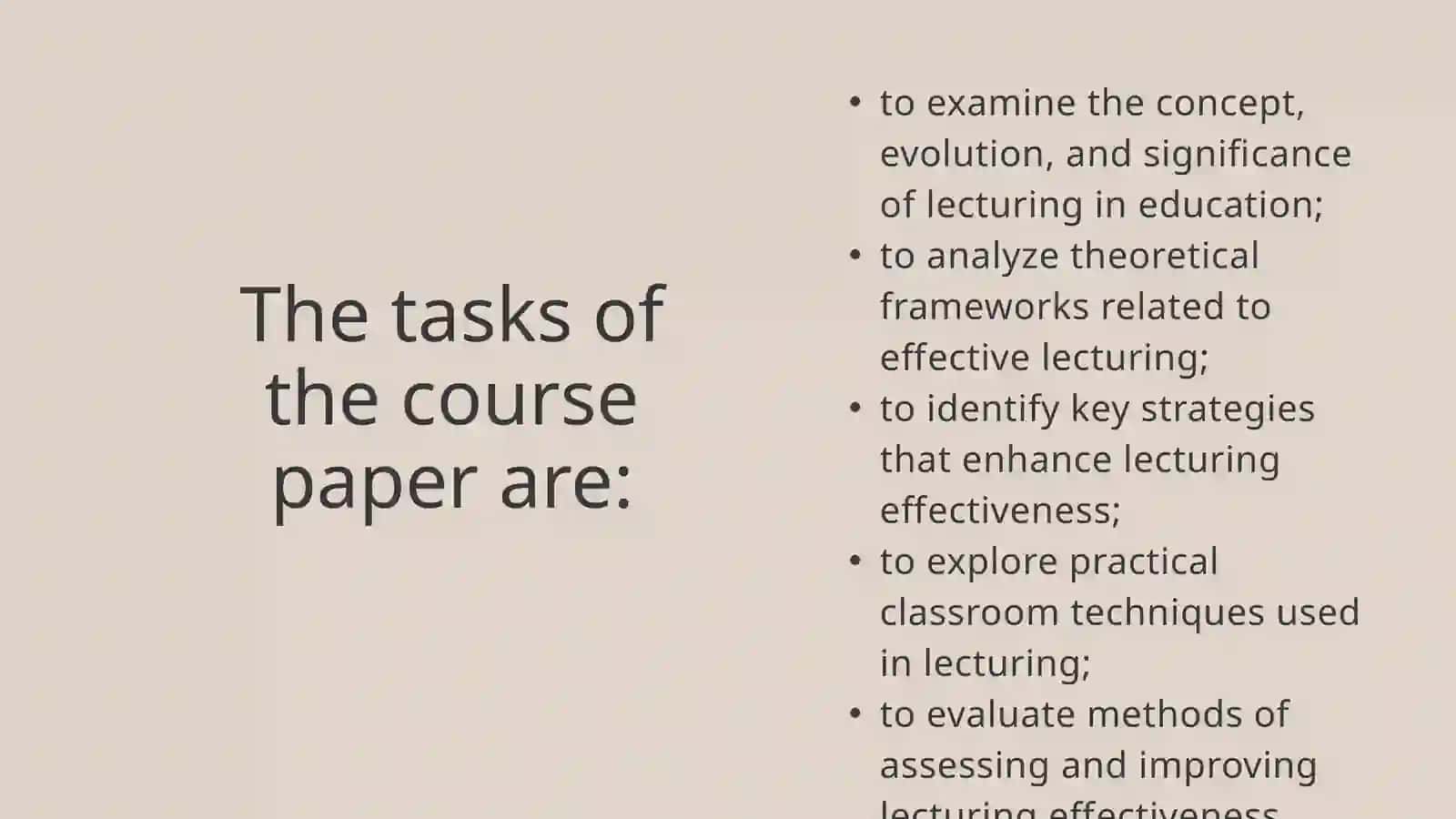 The strategies of effective lecturing in teaching 4