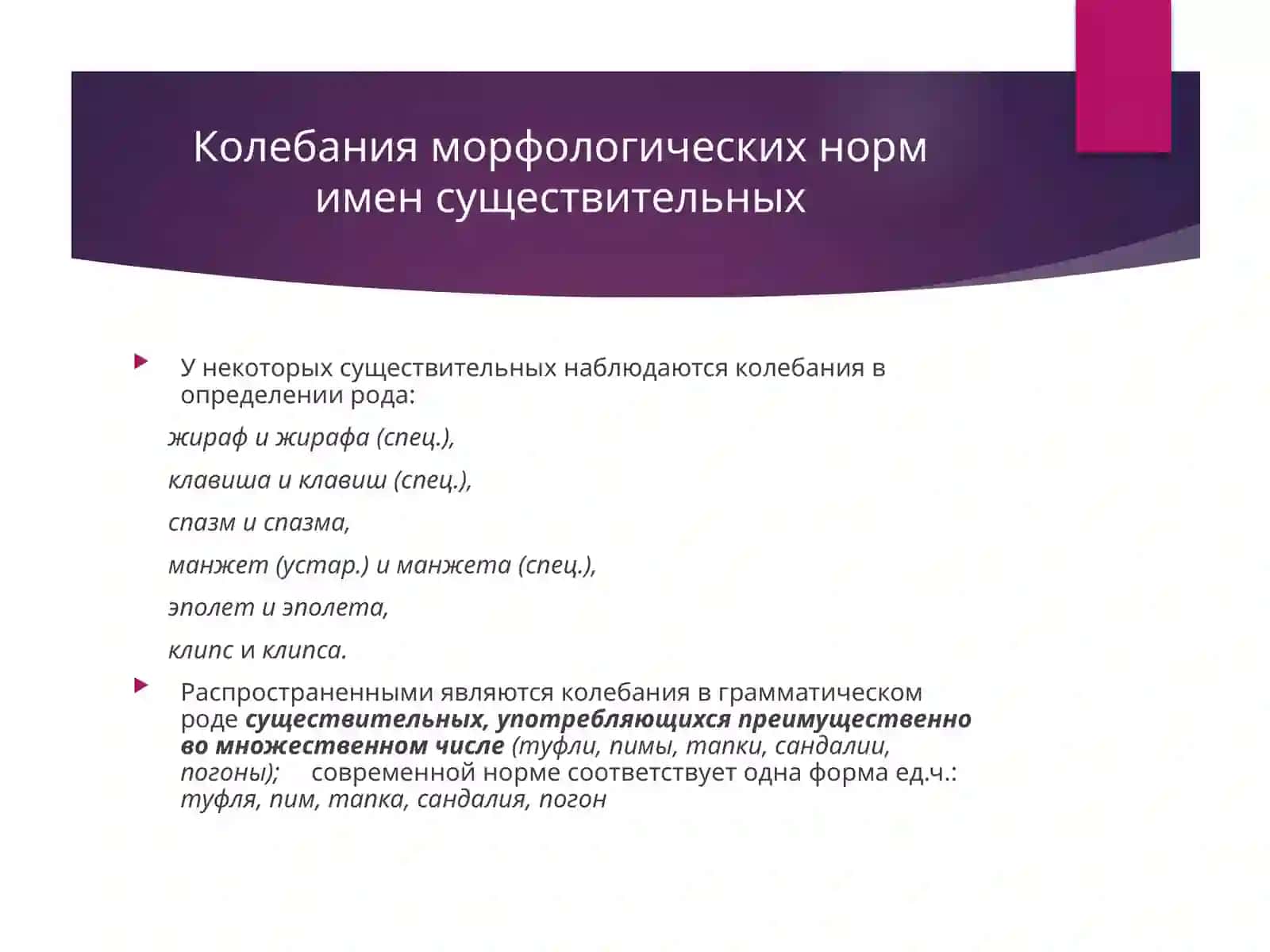 Грамматическиетемарусского языка 4