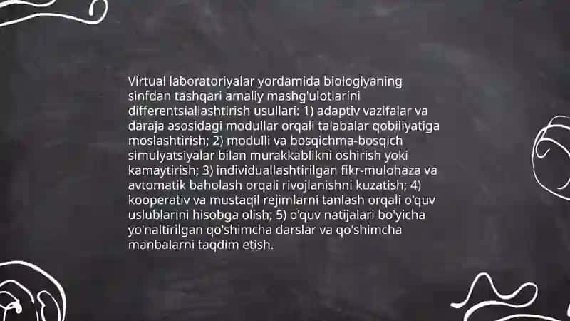 Biologiya fanidan sinfdan tashqari ishlar 4