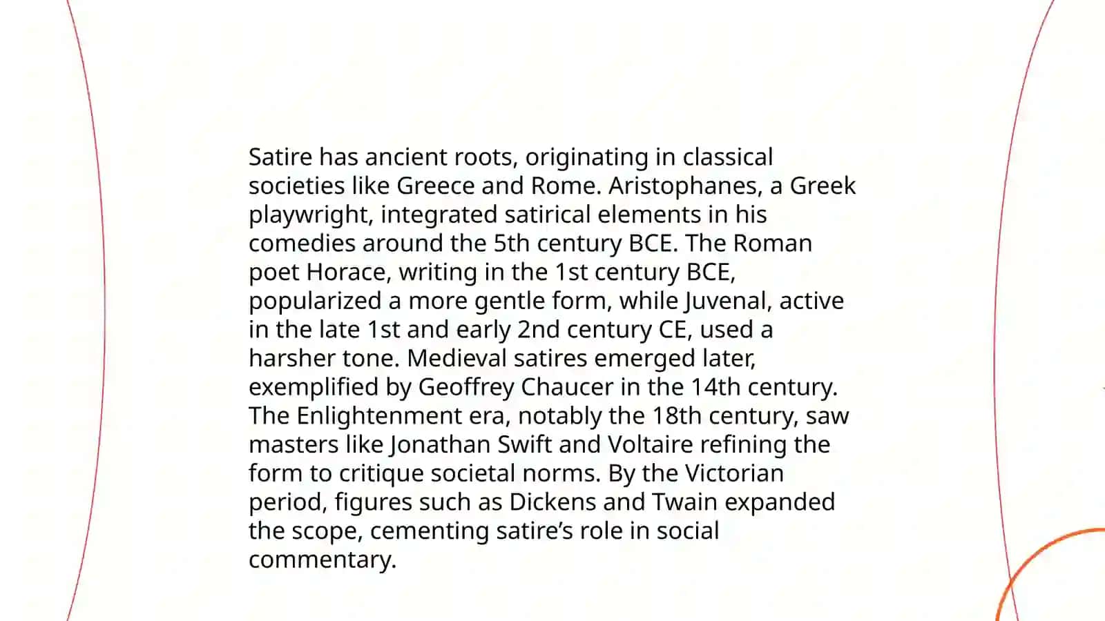 Slayd about understanding satire 4