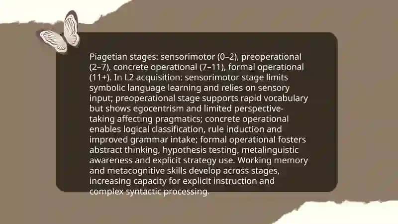 The importance of age characteristics, psychological factors, and motivation in the language learning process 4
