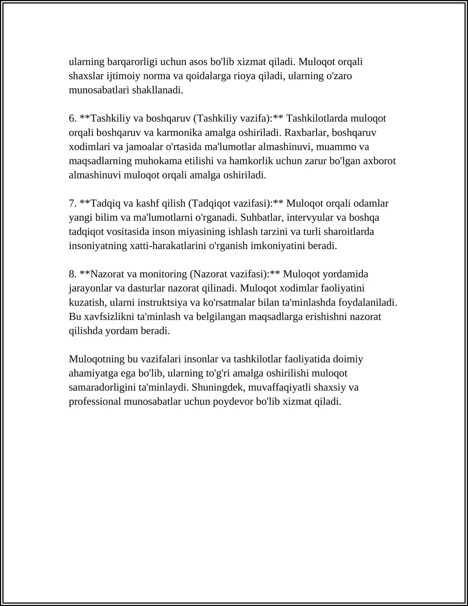 MULOQOT HAQIDA TUSHUNCHA 4