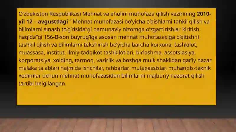 Mehnatnimuhofazaqilishto’g‟risida 4