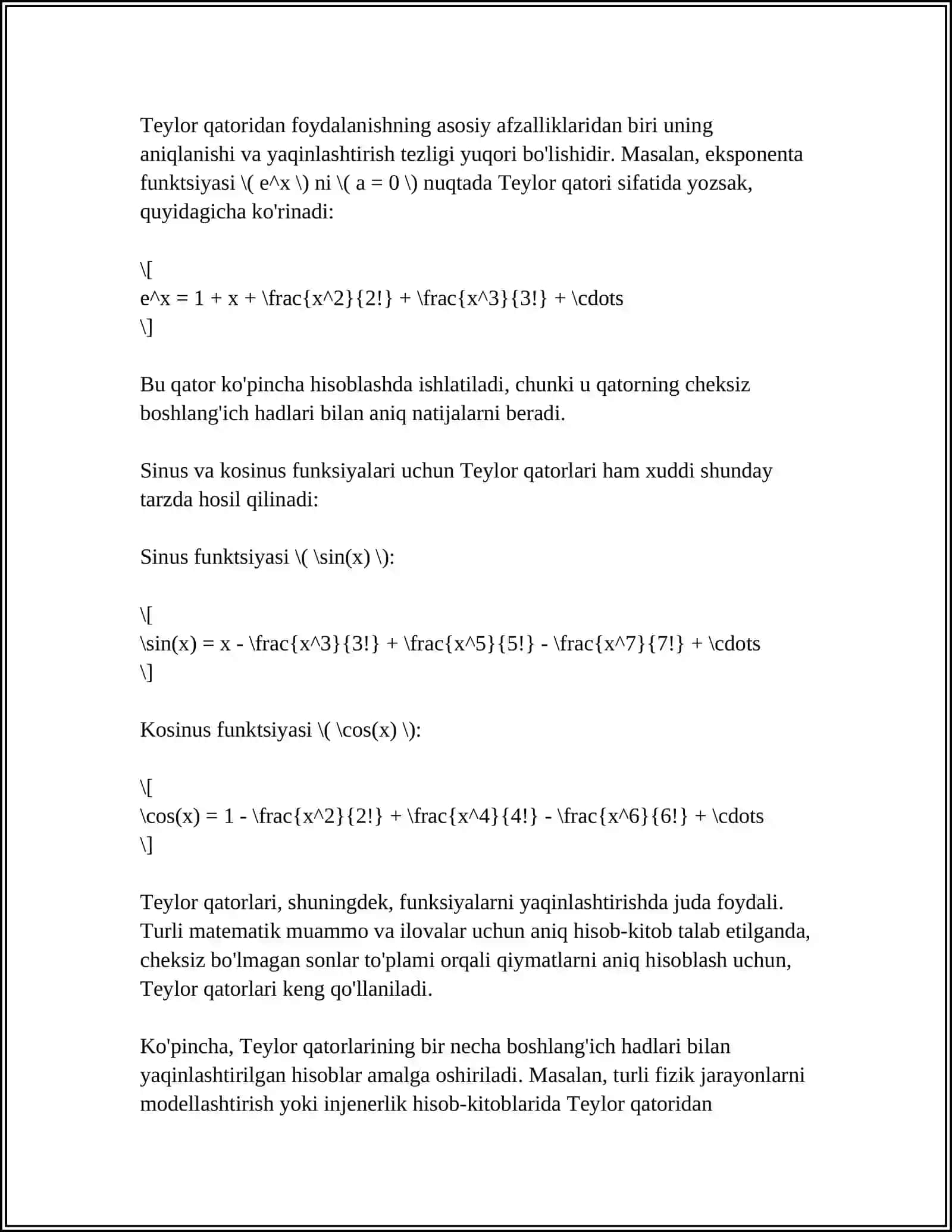 TEYLOR FORMLSI LOPITAL QOIDASI 4