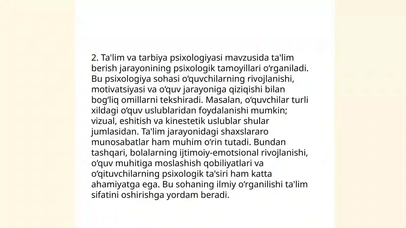 Tarbiya psixologiyasi 4