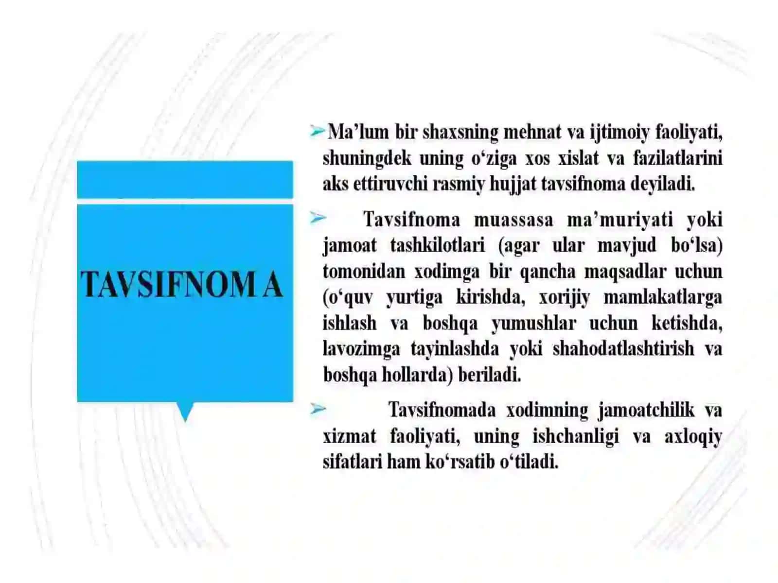 Maʼlumot axborot hujjatlari 4