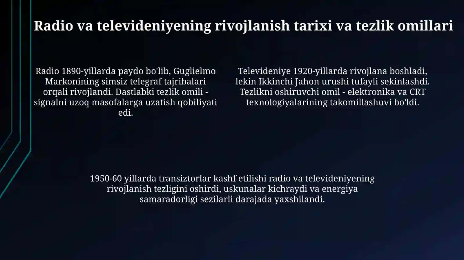 Radio va televideniya tezkor ommaviyaxborotvositalari 4
