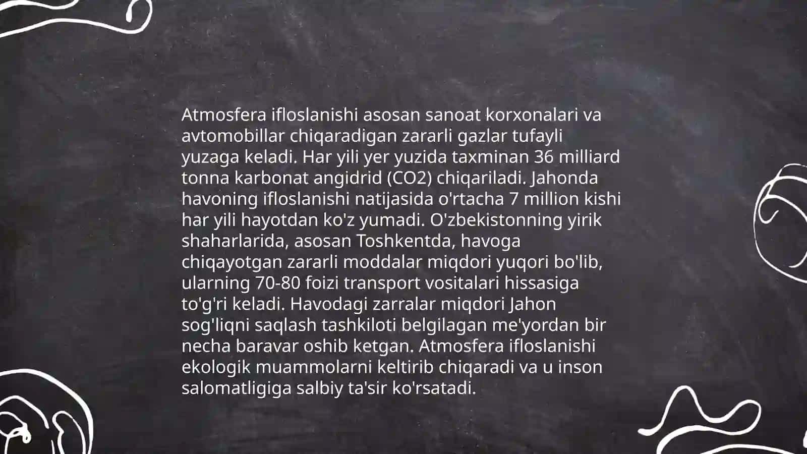 Ekalogiyaning global muammolari 4