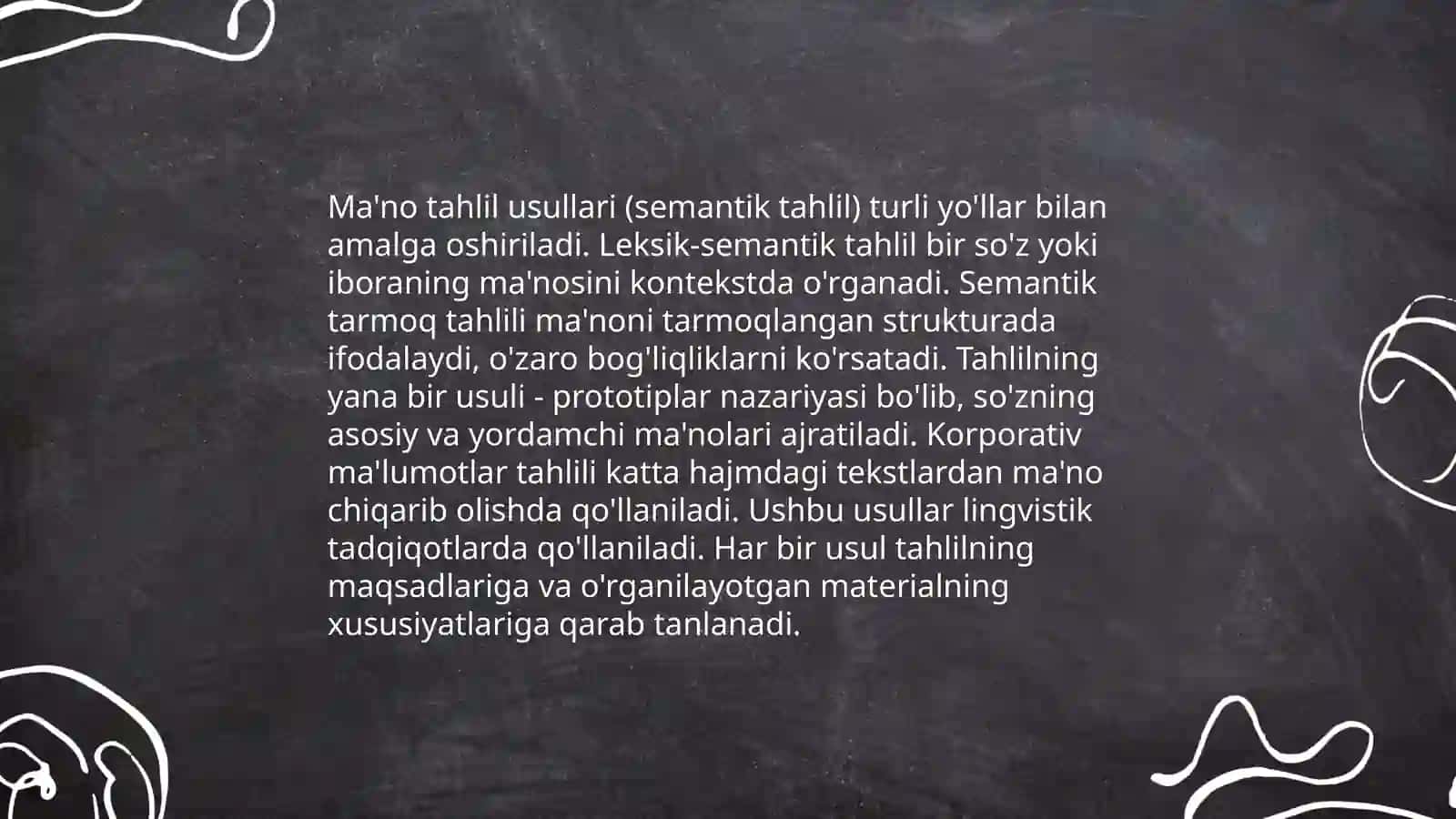 Semantikani oʻrganish usullari va metodologiyasi 4