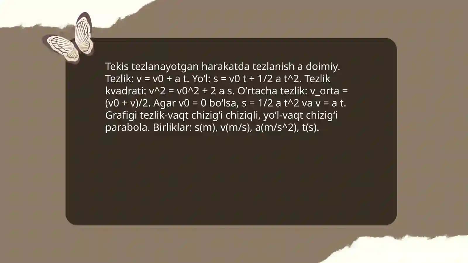 Harakatga doir masalalar 4