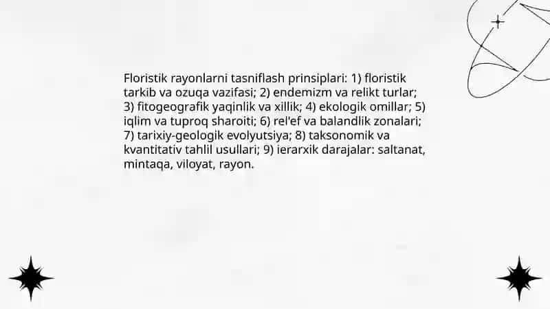 Yer yuzasining floristik rayonlari 4