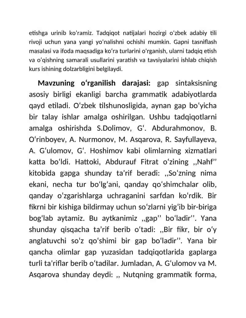 Gapning ifoda maqsadiga koʻra turlari 4