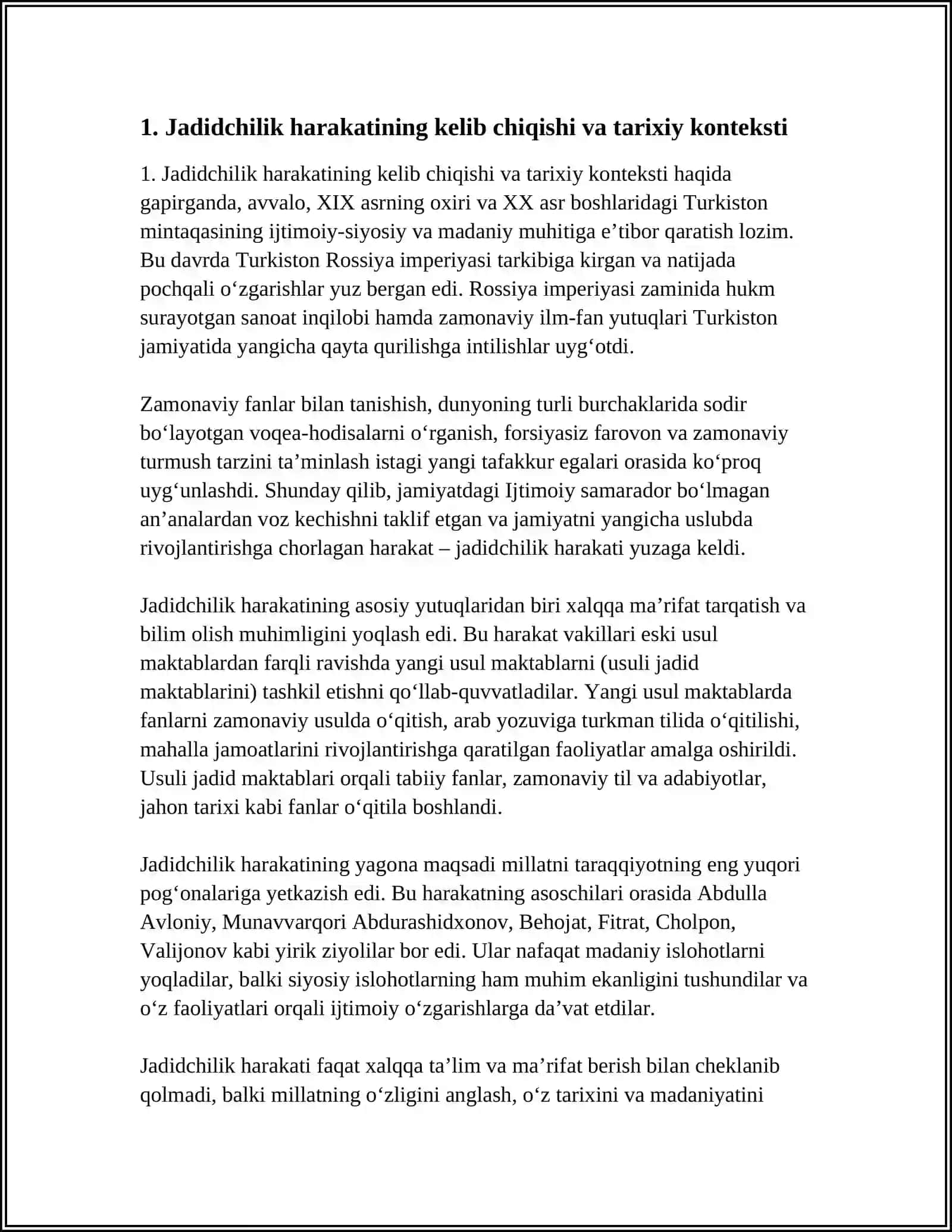 JADIDCHILIK HARAKATI 4