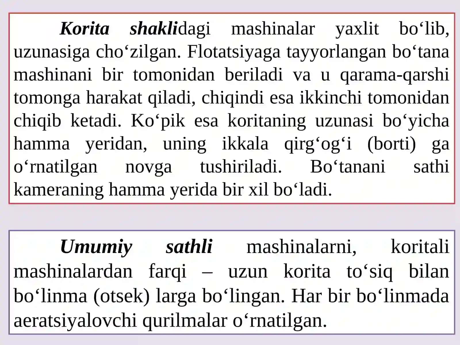 21-MA’RUZA. FLOTATSION MASHINALARINING TASNIFI 4