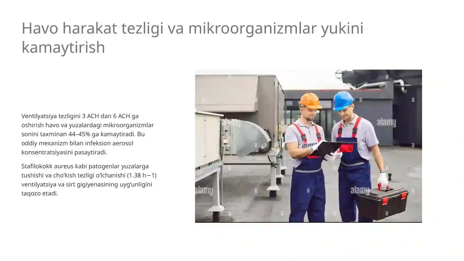 Kasalxona xonalari mikroiqlimining gigiyenik ahamiyati 4