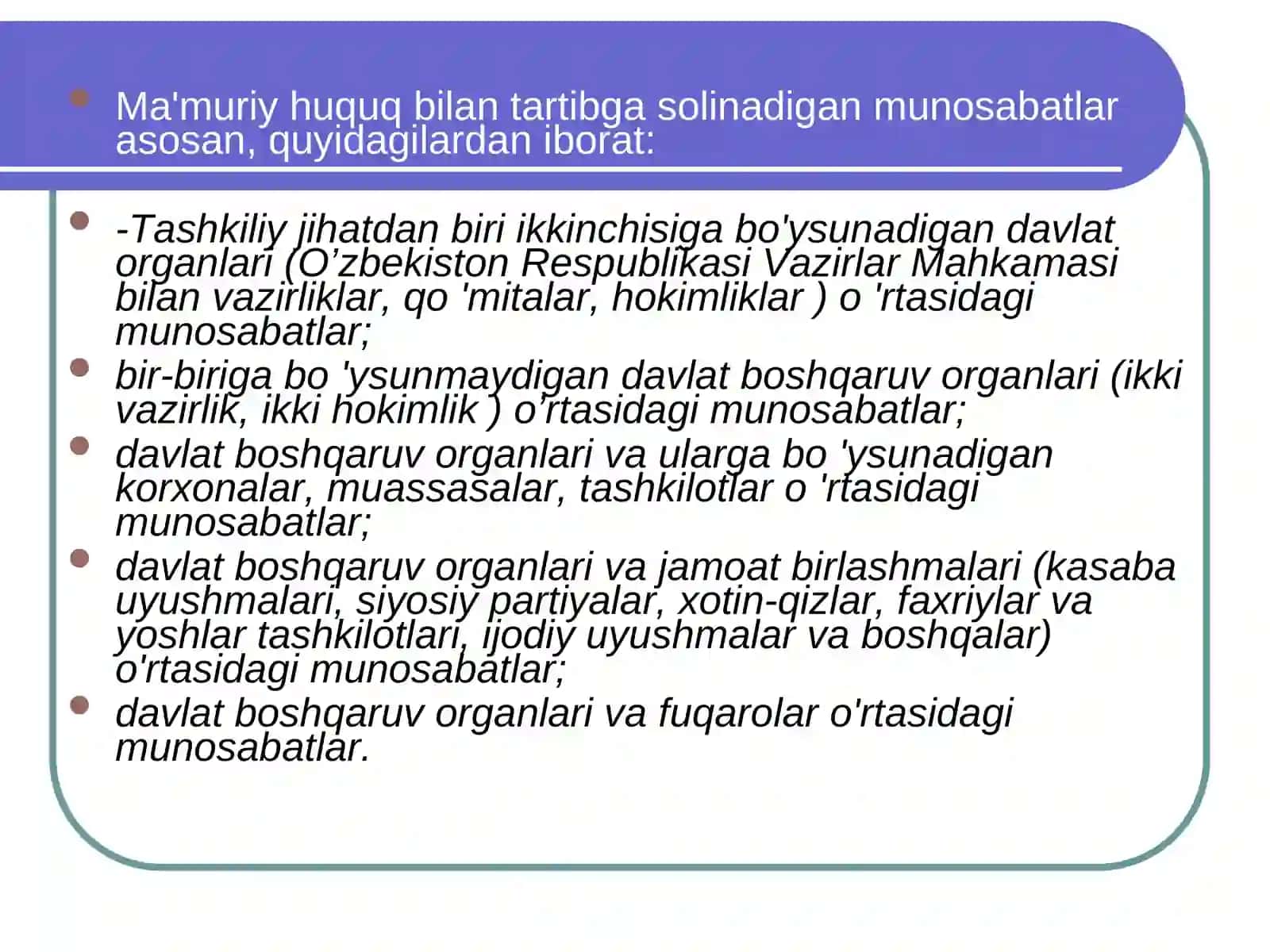 Ma`muriyhuquqiy nizo 4