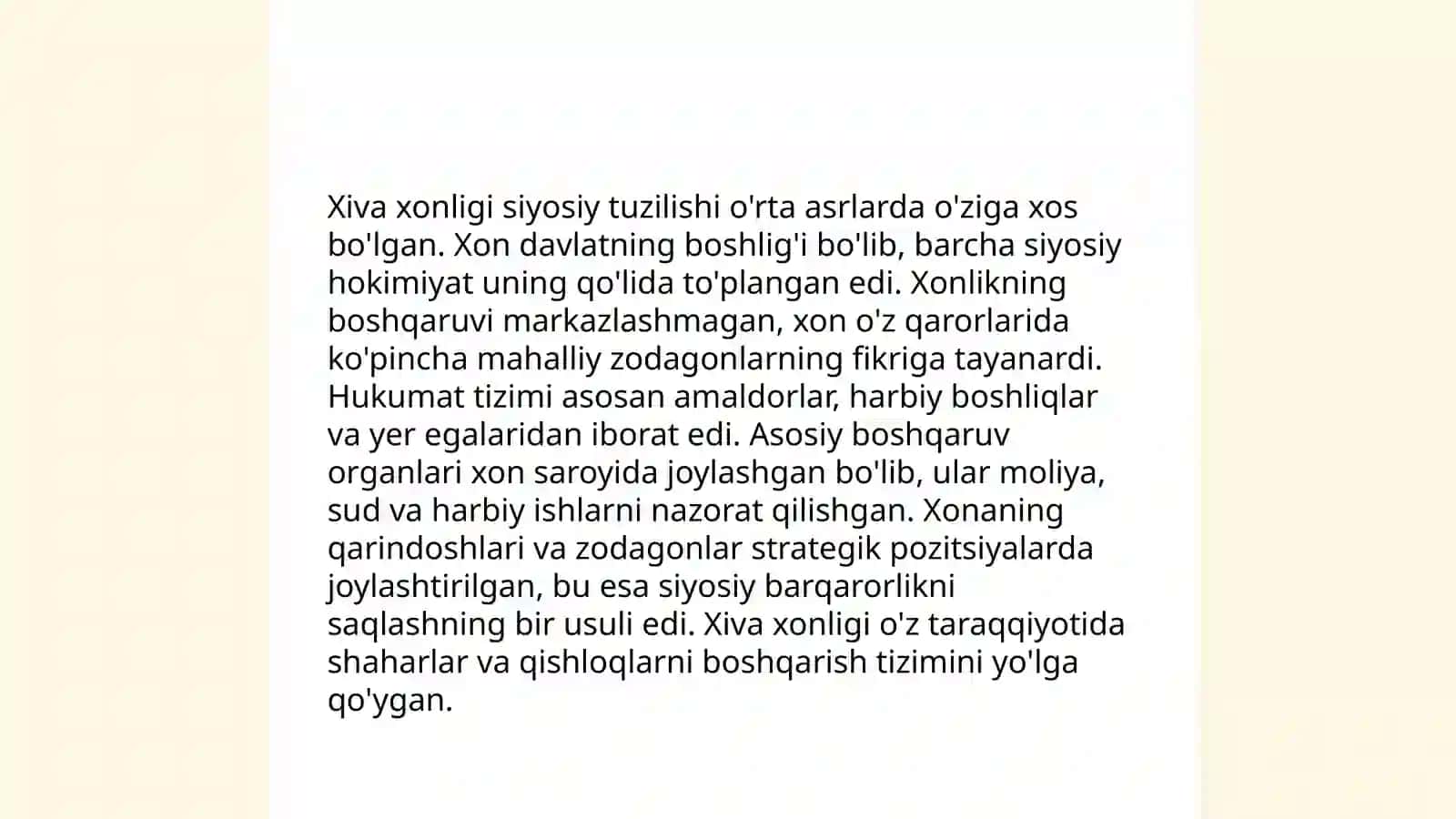 Xiva xonligidagi mansablar 4